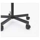 TOBERGET Swivel chair, Vissle black
