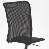 TOBERGET Swivel chair, Vissle black