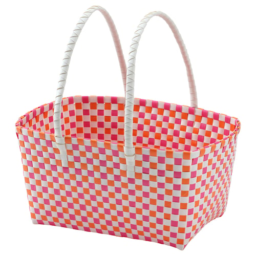 TOFSAND Picnic hamper, multicolour, 40x28x21 cm