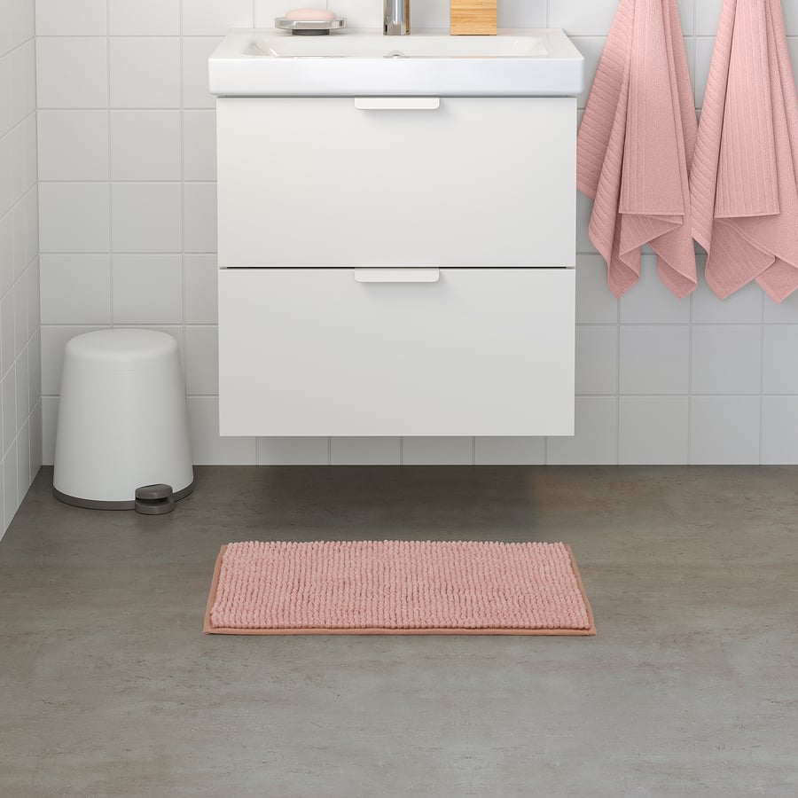 TOFTBO Bath mat, light pink, 40x60 cm IKEA