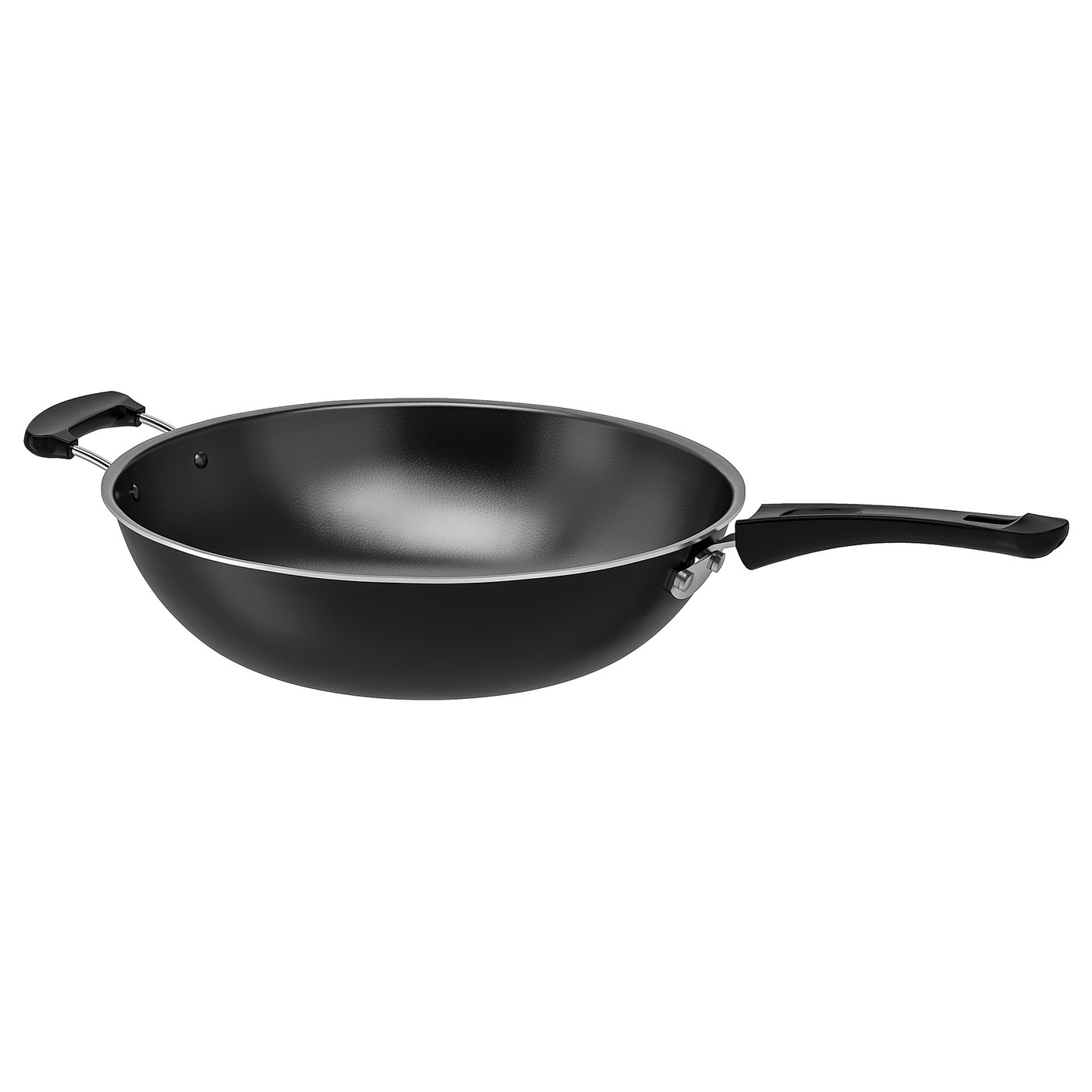 TOLERANT wok, black, 33 cm IKEA