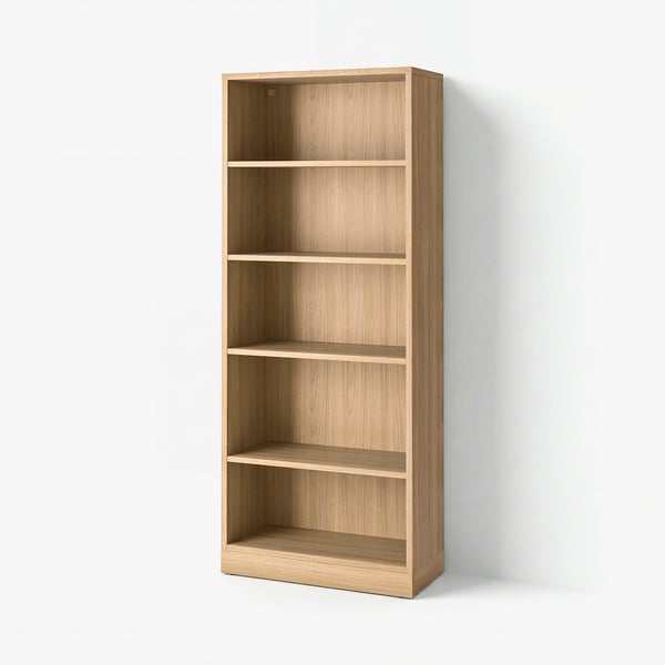 TONSTAD Bookcase, oak veneer, 82x37x201 cm