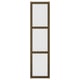 TONSTAD Door, brown/stained oak veneer glass, 50x195 cm