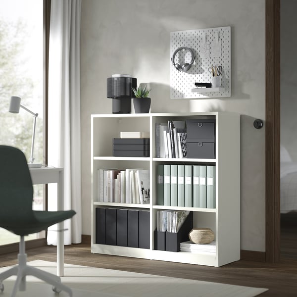 TONSTAD Shelving unit, off-white, 120x37x116 cm