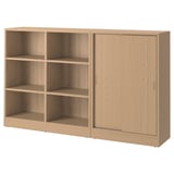 TONSTAD Storage combination, oak veneer, 202x37x120 cm