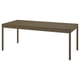 Option: TONSTAD Table, brown stained oak veneer, 200x85 cm