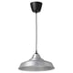 Option: TRETTIOEN Pendant lamp, aluminium-colour, 38 cm