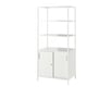 TROTTEN Cabinet with sliding doors, white, 80x55x180 cm