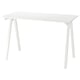 TROTTEN Desk, white, 120x60 cm