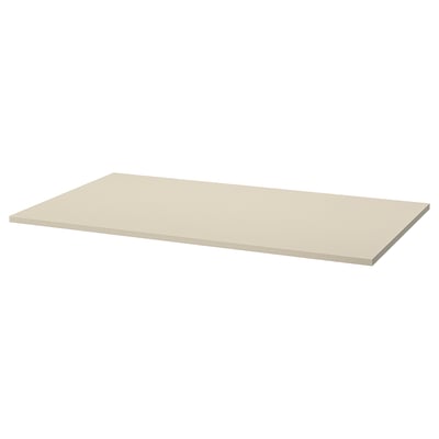TROTTEN Table top, beige, 120x70 cm