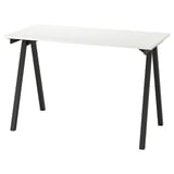 TROTTEN Underframe for table top, anthracite, 120x60x75 cm