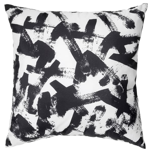 Turill Cushion White Black Ikea