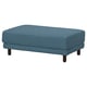 UPPÅKRA Footstool, Axvall dark grey-blue