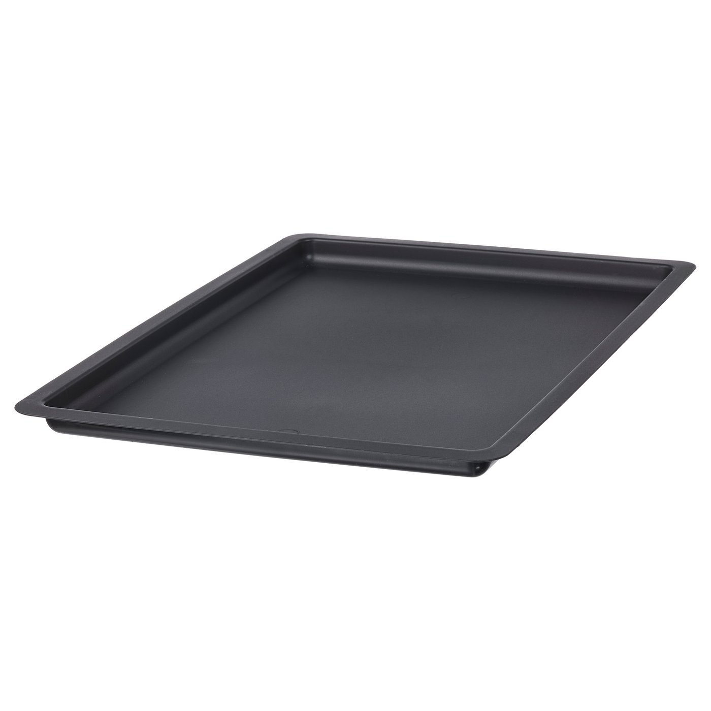 Black rectangular plastic box lid, fits UPPSNOFSAD, made from 50% recycled polypropylene.