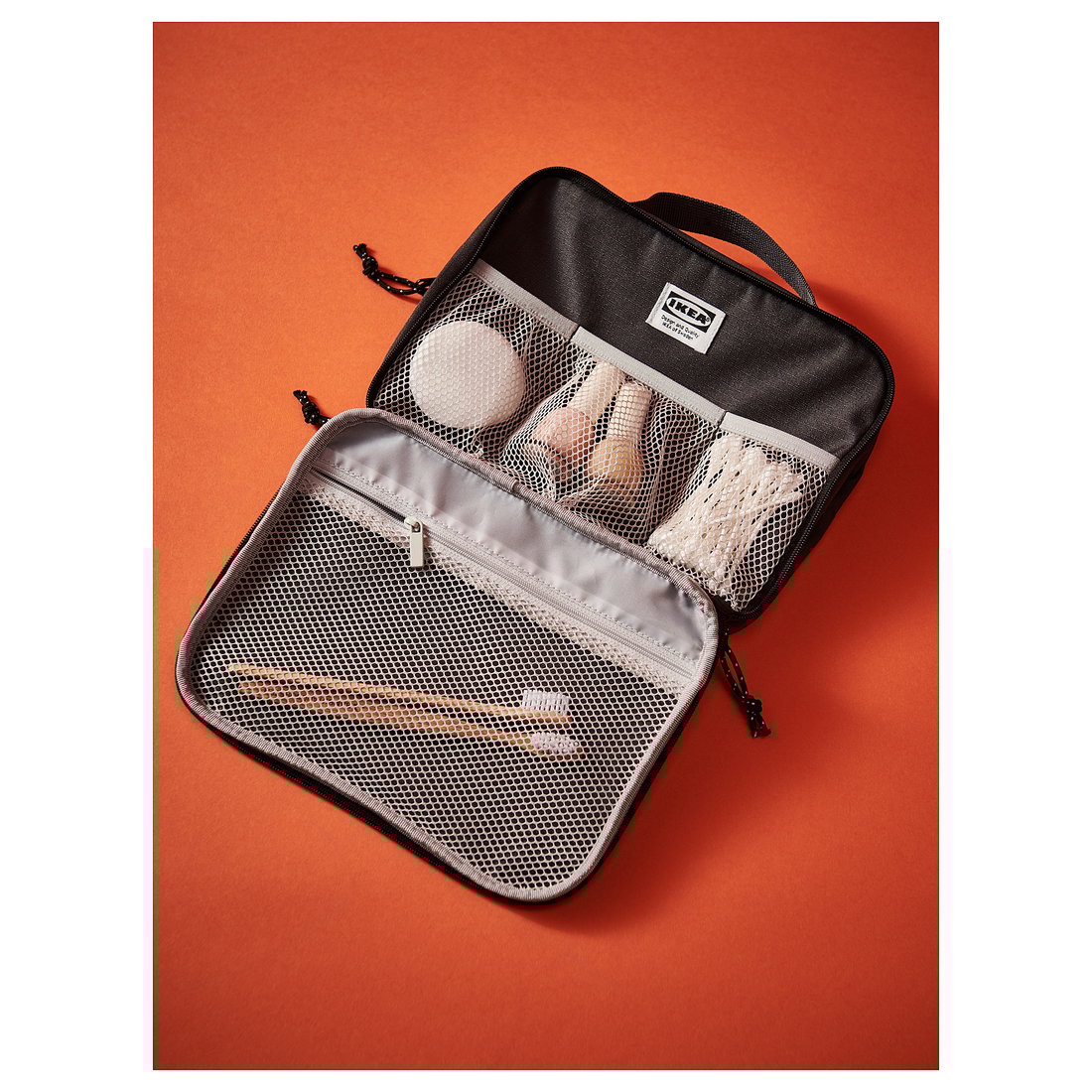 VÄRLDENS Toiletry bag dark grey IKEA