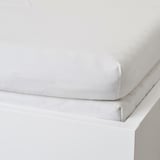 VÅRVIAL Fitted sheet for day-bed, white, 80x200 cm