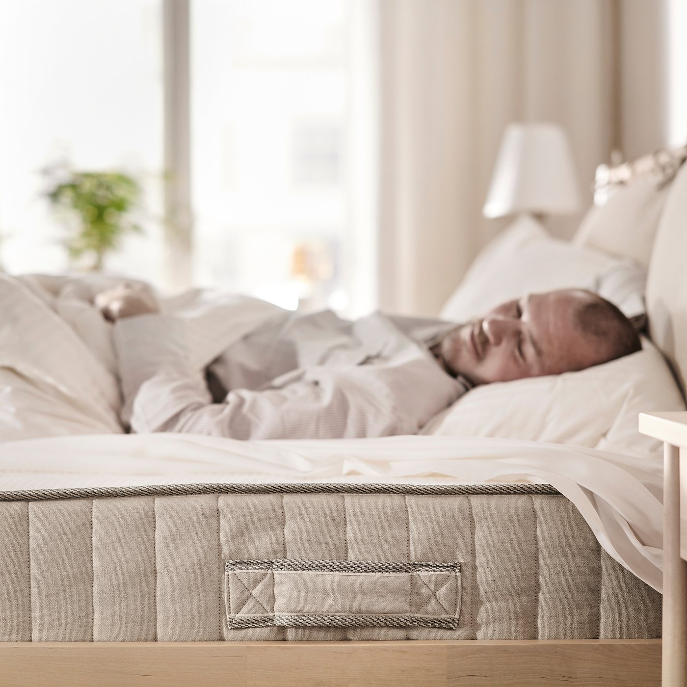 VATNESTROM pocket sprung mattress, firm/natural, 180x200 cm — picture 2