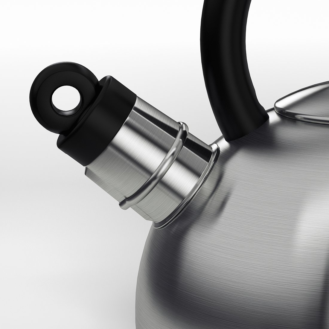 VATTENTÄT kettle, stainless steel/black, 2 l IKEA