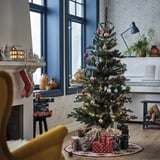 VINTERFINT Artificial Christmas tree, in/outdoor green, 180 cm
