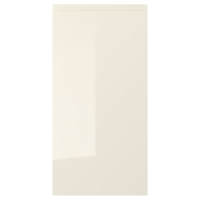 VOXTORP Door, high-gloss light beige, 30x60 cm