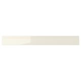 VOXTORP Drawer front, high-gloss light beige, 80x10 cm