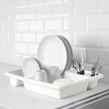 VRAKFISK Dish drainer, white