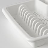 VRAKFISK Dish drainer, white