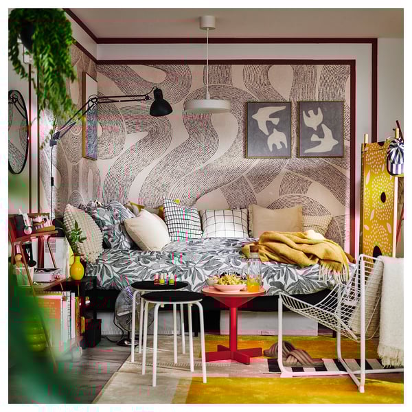 BLODFLÄDER บลูดแฟลเดอร์ รูปภาพ, นกสองตัว, 40x50 ซม.