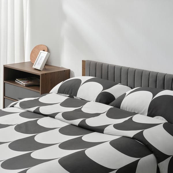 BRUKSVARA บรุคส์วอร่า โครงเตียง, น้ำตาล, 150x200 ซม.