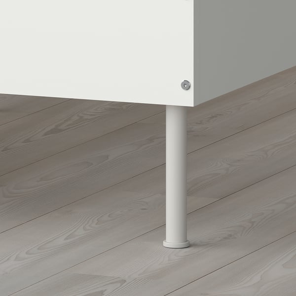 BRUKSVARA บรุคส์วอร่า โครงเตียง, ขาว, 180x200 ซม.