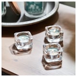 BUKETTAPEL บูเคตทอเพล เทียนทีไลท์หอม, มะกรูดและซีดาร์วู้ด/สีเขียวอ่อน, 3.5 ชม.