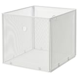 DRÖNJÖNS เดรินเยินส์ กล่องเก็บของ, ขาว, 33x37x33 ซม.