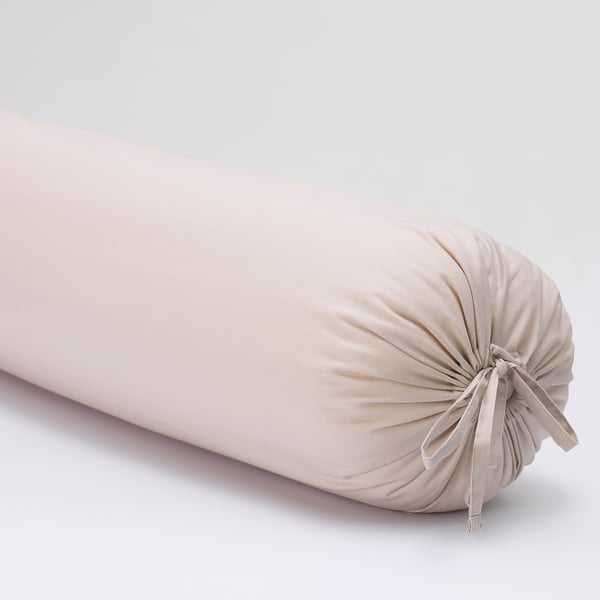 DVALA ดวอล่า ปลอกหมอนข้าง, เบจ, 38x110 ซม.