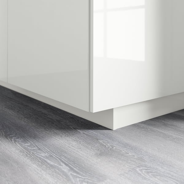 FÖRBÄTTRA เฟอร์แบตตรา แผ่นปิดฐานตู้, ไฮกลอส ขาว, 220x8 ซม.