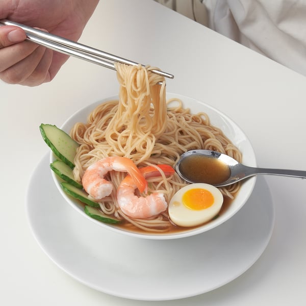 GRÅSELLACK กรัวเซลแล็ค ชุดอุปกรณ์รับประทานอาหาร 2 ชิ้น