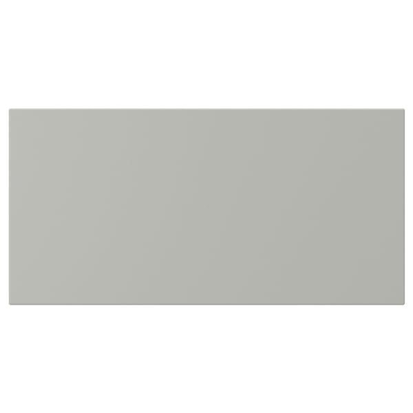 HAVSTORP ฮาฟสตอร์ป หน้าลิ้นชัก, เทาอ่อน, 40x20 ซม.