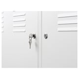 IKEA PS อิเกีย พีเอส ตู้เหล็ก, ขาว, 119x63 ซม.