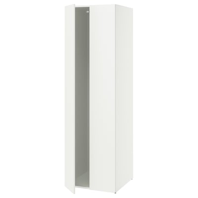 LASTARE ลัสตาเร โครงพร้อมบานตู้, ขาว, 60x62x200 ซม.