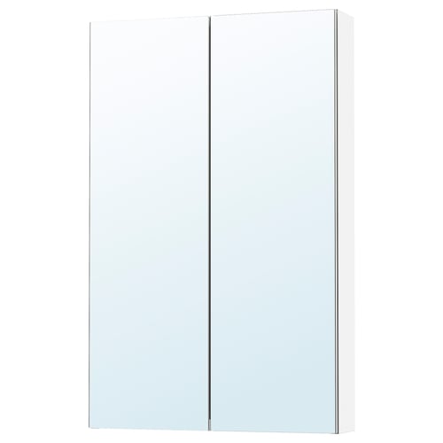 LETTAN เล็ทตัน ตู้กระจกพร้อมบาน, ผิวเงาแบบกระจก/กระจก, 60x15x95 ซม.