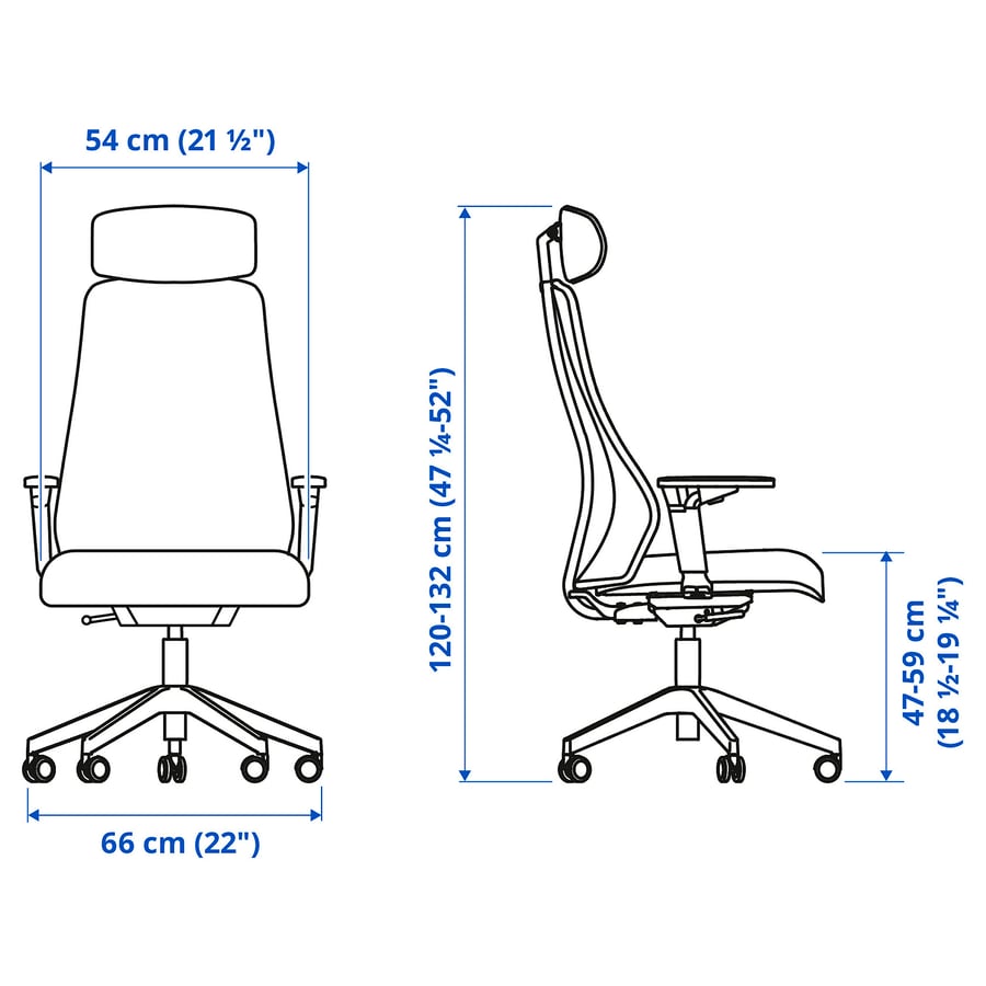 IKEA MATCHSPEL เก้าอี้สีดำ เก้าอี้เล่นเกมส์ เก้าอี้เกมมิ่ง Gaming Chair https://lnwchill.com