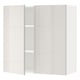 METOD เมท็อด ตู้แขวน+ชั้นวางของ 2 บานปิด, ขาว/ริงฮูลท์ เทาอ่อน, 80x37x80 ซม.
