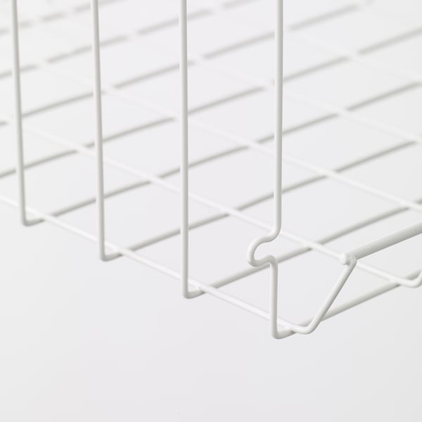 OBSERVATÖR ออบแซร์วาเทอร์ ตะกร้าแขวนบนชั้น, ขาว