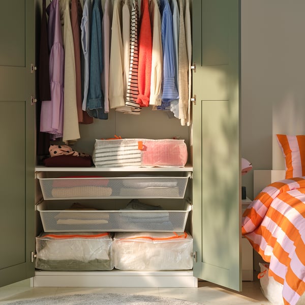 PÄRKLA แพร์คลา กล่องใส่เสื้อผ้า, 55x49x19 ซม.