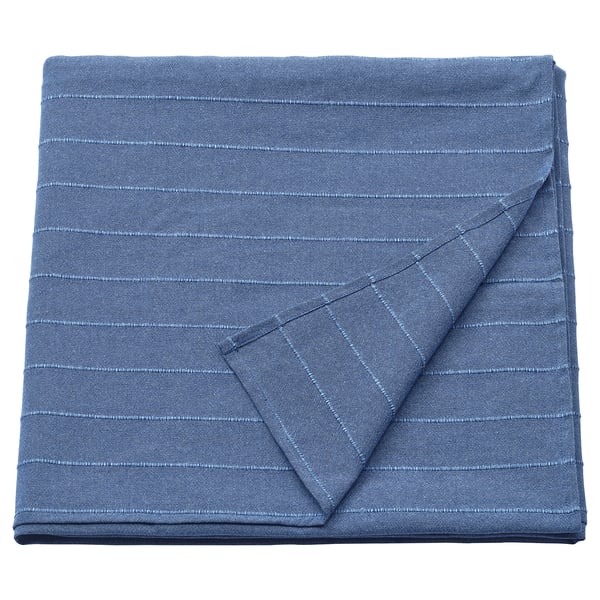 SKÄRMLILJA แควร์มลิลยา ผ้าคลุมเตียง, น้ำเงิน, 150x250 ซม.