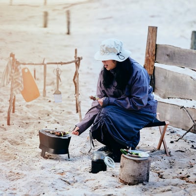 SOLUPPGÅNG โซลุปป์กัง เตาบาร์บีคิว, เหล็กหล่อ, 21x43 ซม.