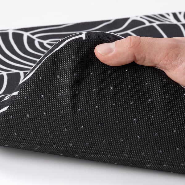 STAGGSTARR สตักสตาร์ แผ่นรองนั่ง, ดำ/ขาว, 36x36x2.5 ซม.