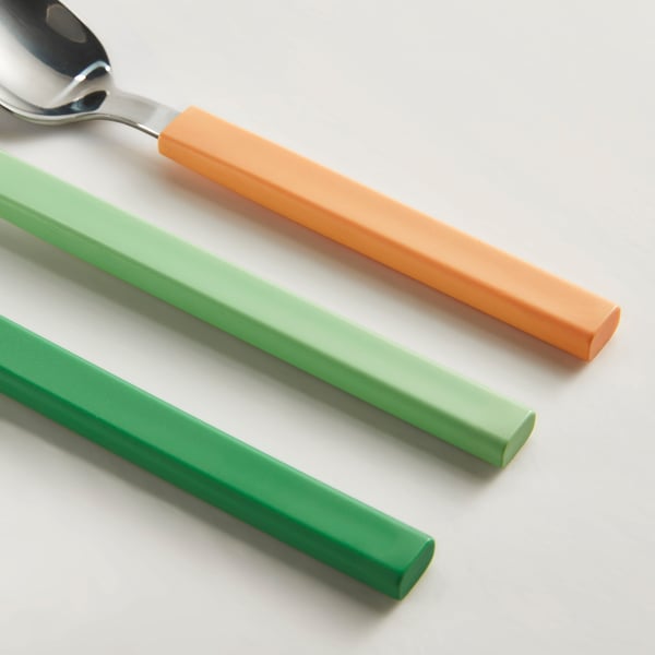 TÅNGMÄRLA ทองแมร์ลา ชุดอุปกรณ์รับประทานอาหาร 12 ชิ้น, หลากสี