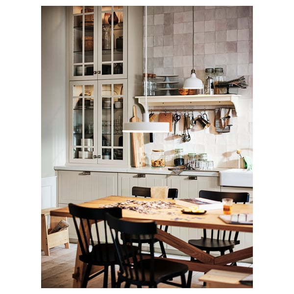 TORNVIKEN ทูร์นวีคเกน ชั้นแขวนผนัง, ออฟไวท์, 120 ซม.