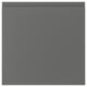 VOXTORP วอกซ์ทอร์ป หน้าลิ้นชัก, เทาเข้ม, 40x40 ซม.