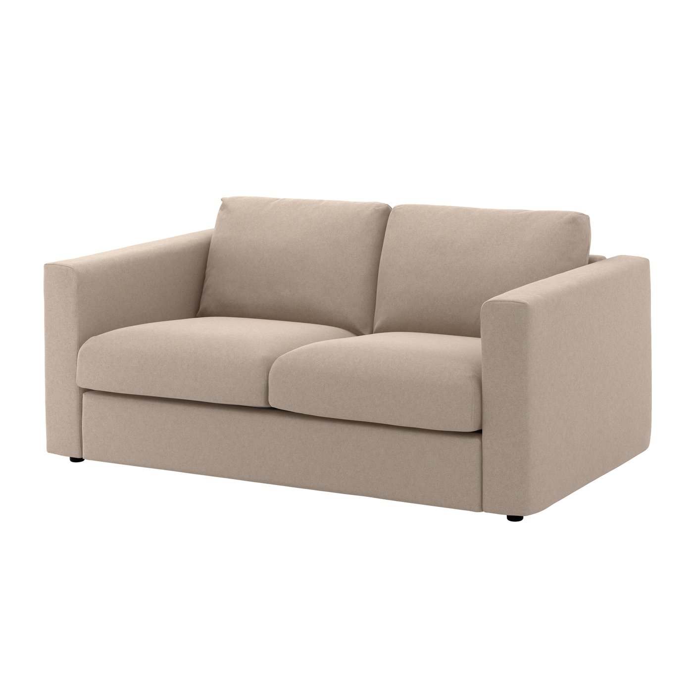 Ikea Finnala Cover For Loveseat, Tallmyra Beige, Height Including Back Cushions: 32 5/8 "
